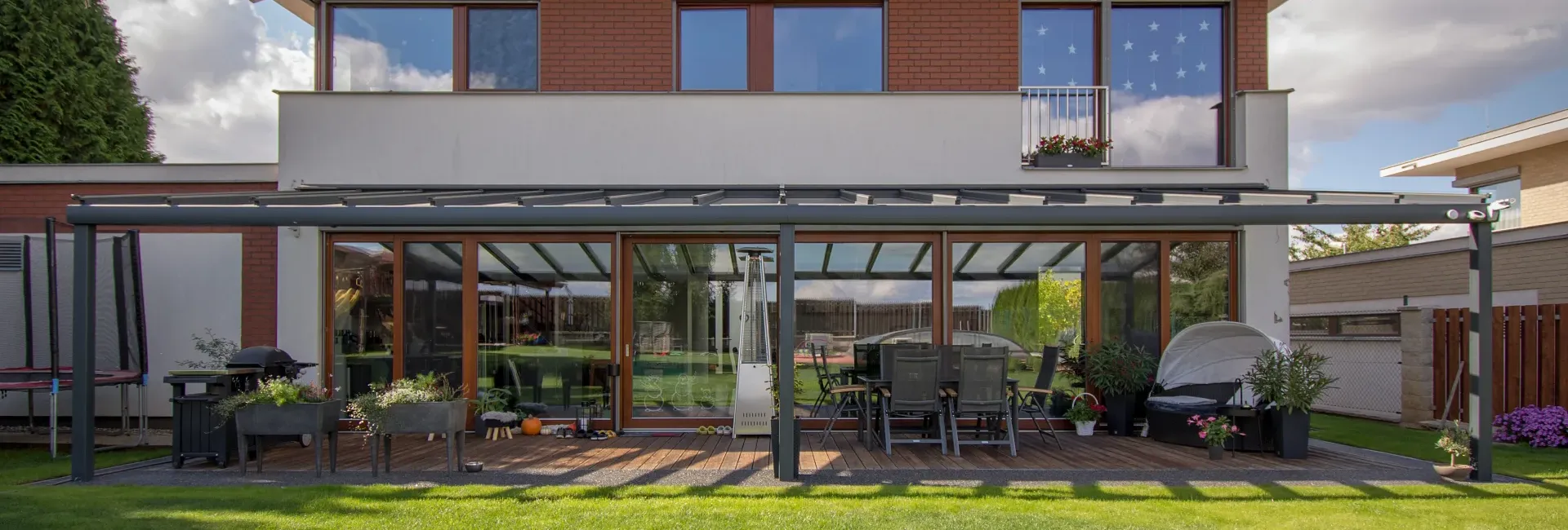 Pergola u domu a ke zdi domu