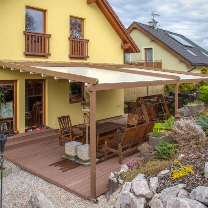 Obrázek č. 6 pro 'Pergola se shrnující PVC střechou'