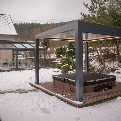 Obrázek č. 7 pro 'Lamelová pergola s vířivkou'