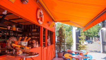 Stínění pro restauraci Rio's Vyšehrad