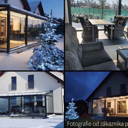 Obrázek č. 13 pro 'Prosklená pergola se systémovou zadní konstrukcí'