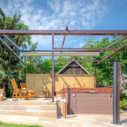 Obrázek č. 11 pro 'Pergola se zvedáním poklopu vířivky'